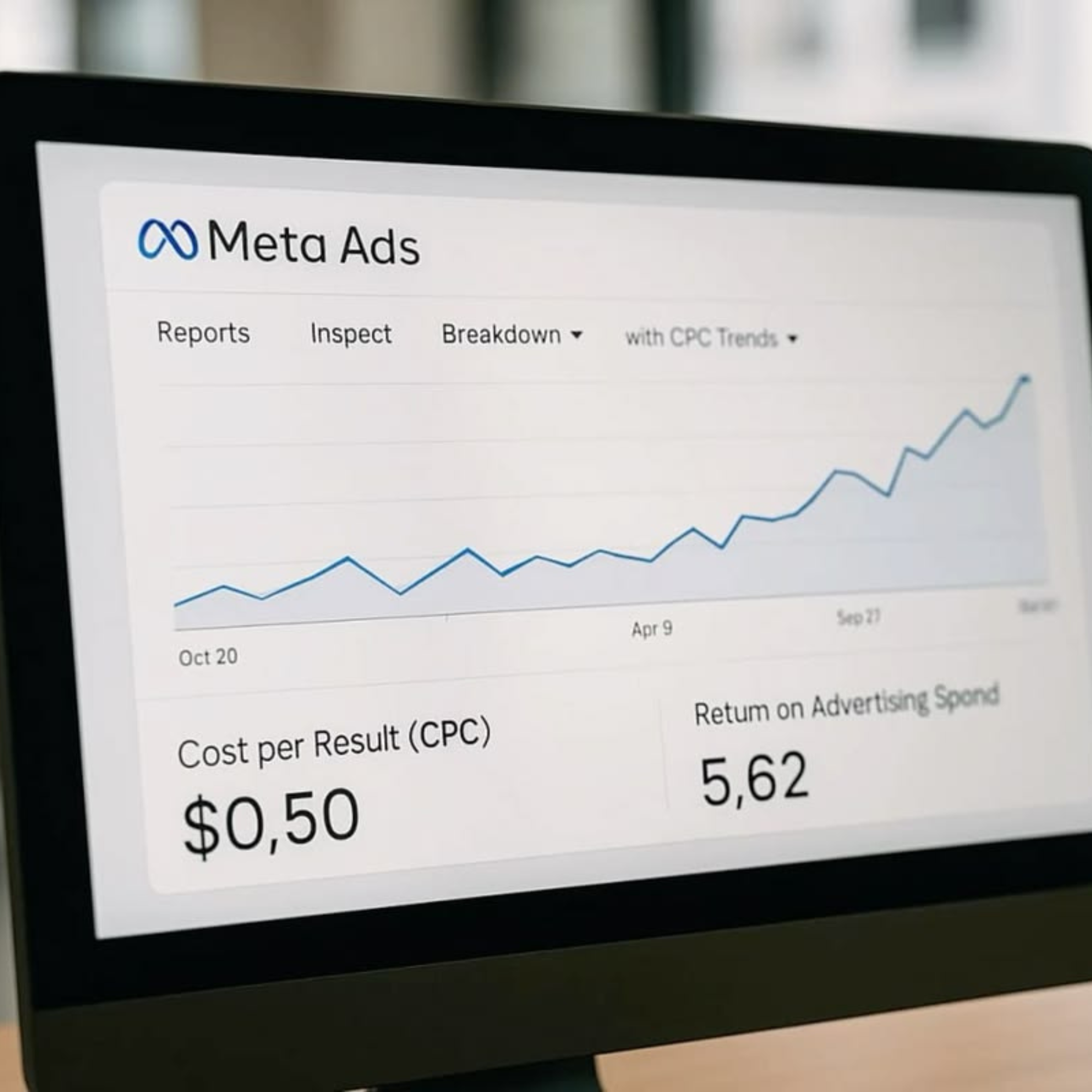 pantalla donde se ve creación de meta ads, para promocionar productos i servicios