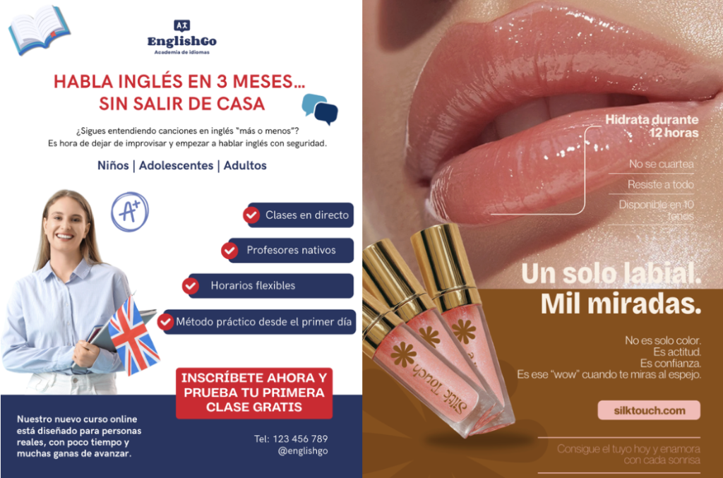 ejemplos de carteles publicitarios