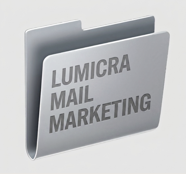 foto de simbolo carpeta de lumicra mail marketing